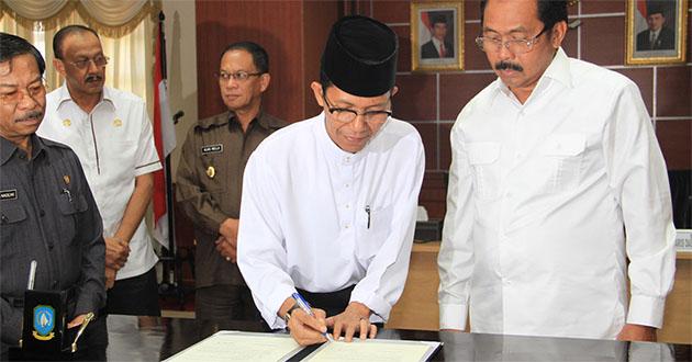 Pemda Tandatangani Kesepakatan Ranperda RTRW Provinsi Kepri